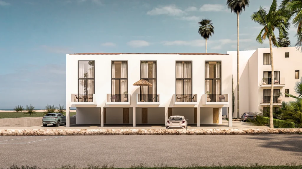 Modern studio building near the sea in Vasiliki Lefkada Greece