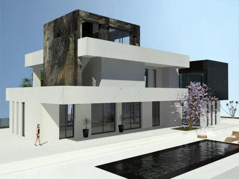 Contemporary private estate on the Athens Riviera with swimming pool and panoramic sea views in Varkiza, Greece