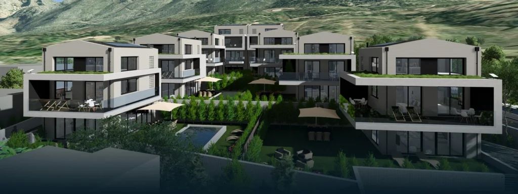 Okto Villas with private pools in Palairos, Greece